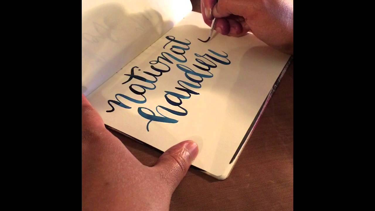 Brush script