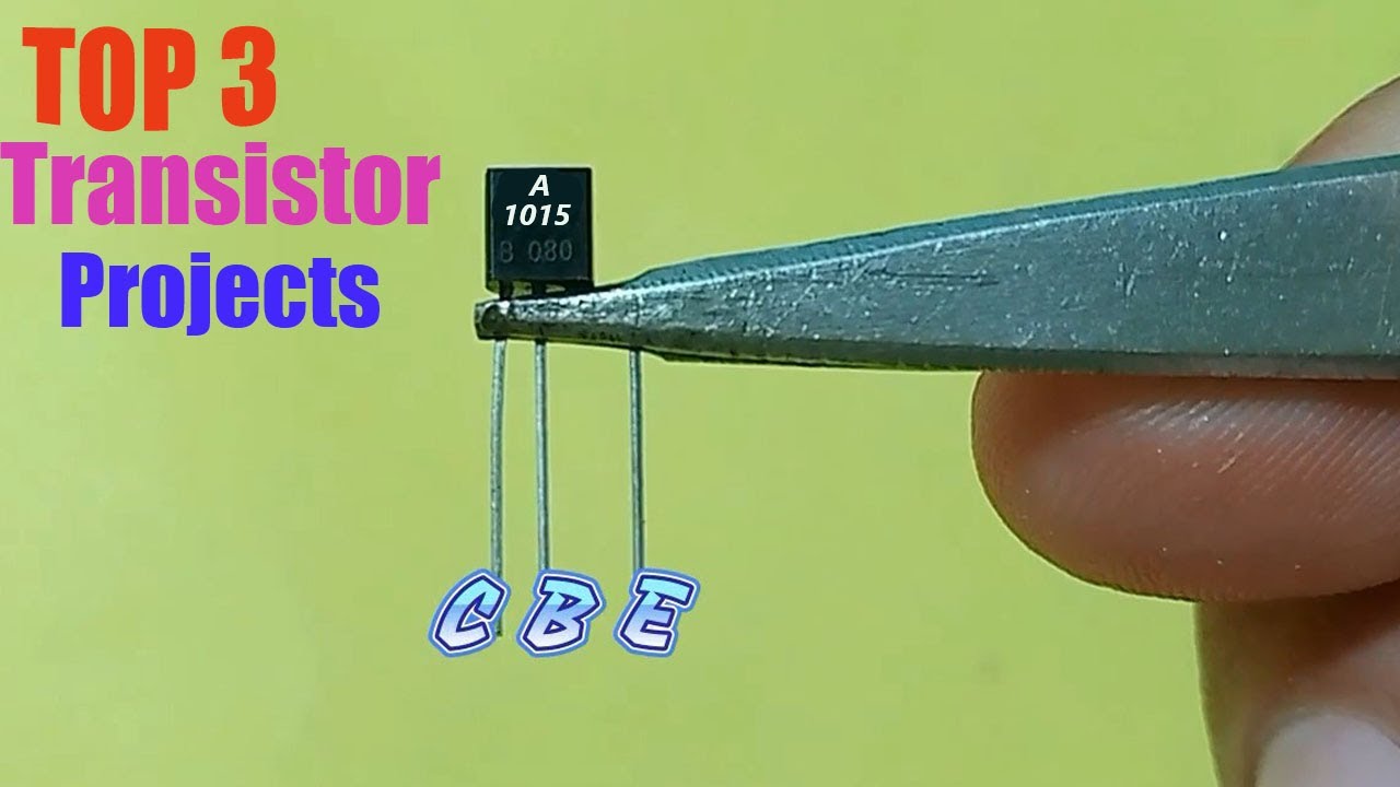 Simple & Useful Transistor Projects| TOP3 Transistor Projects|A1015