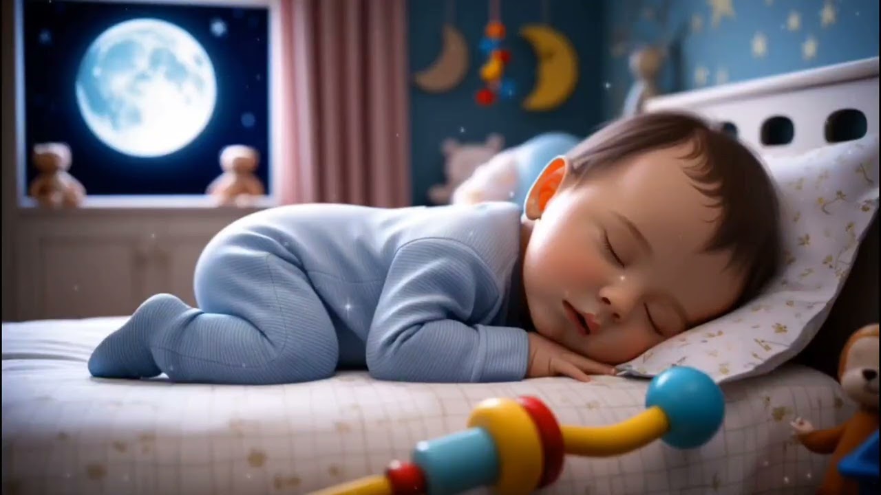 Baby Sleep Aid 1 Hour 🌙 Deep Calm Music 💤 Mozart & Brahms Lullabies