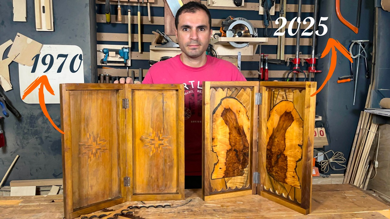 I Rebuilt My Grandfather’s Backgammon Board from a Cherry Tree in His Yard
