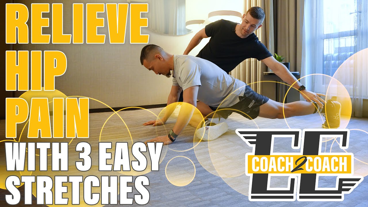 Fix Hip Tightness & Pain with 3 Easy Stretches