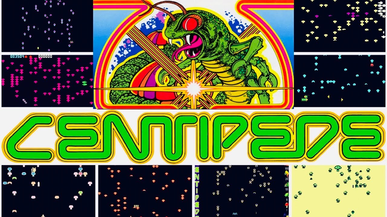 Centipede (1981) Versions Comparison|HD|60FPS