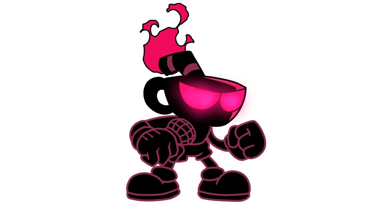 Como desenhar Nightmare Cuphead   Friday Night Funkin