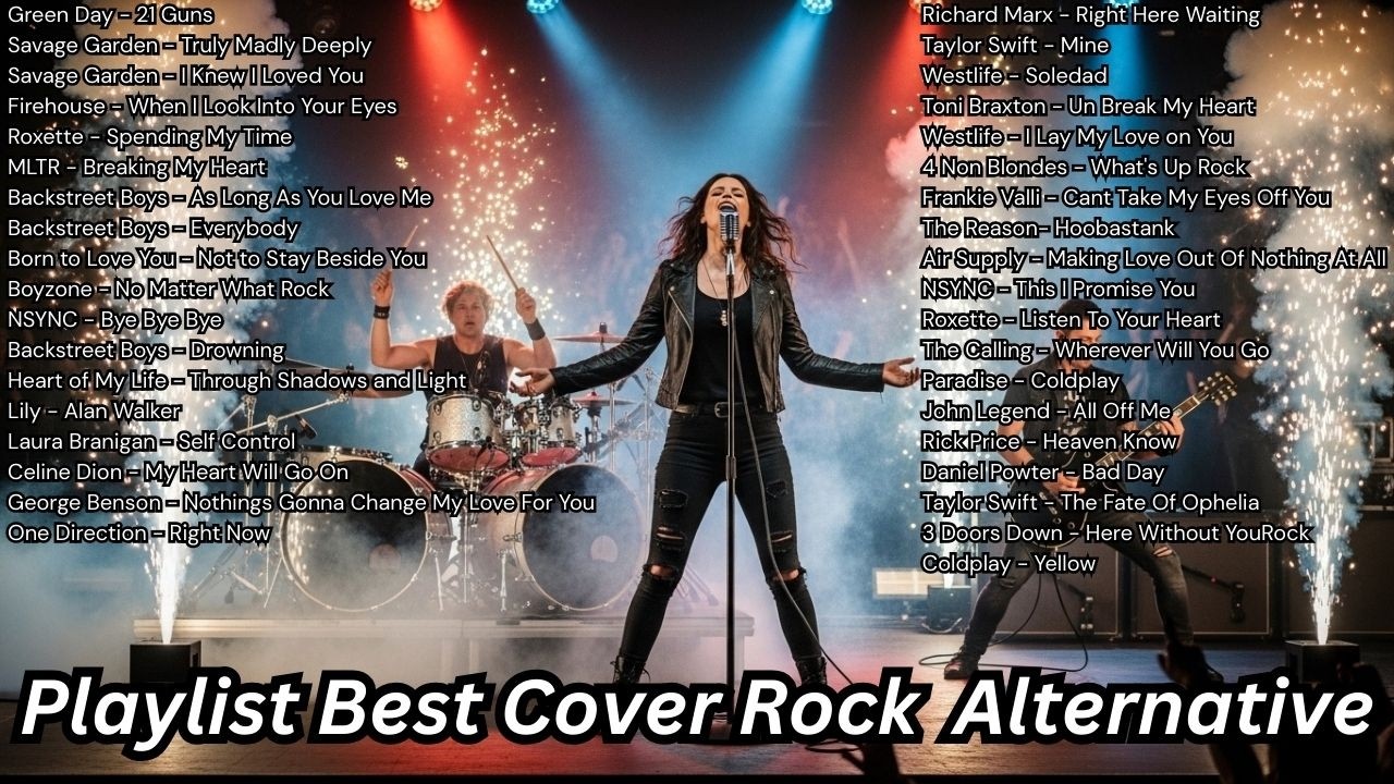 [Playlist] Beautiful Alternative Rock Love Song Covers For Calm Night Listening Experience