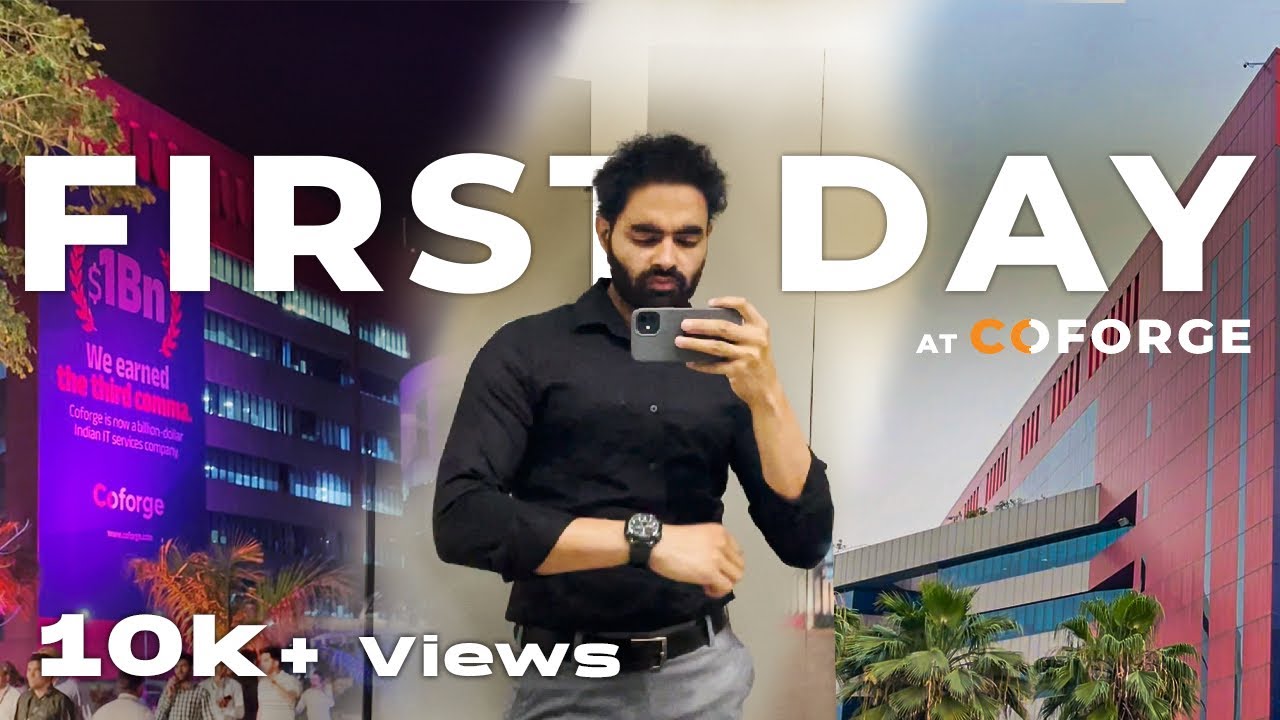 First Day at Office Coforge Greater Noida Campus | $1Billion achievement | Apple Ipad coforge