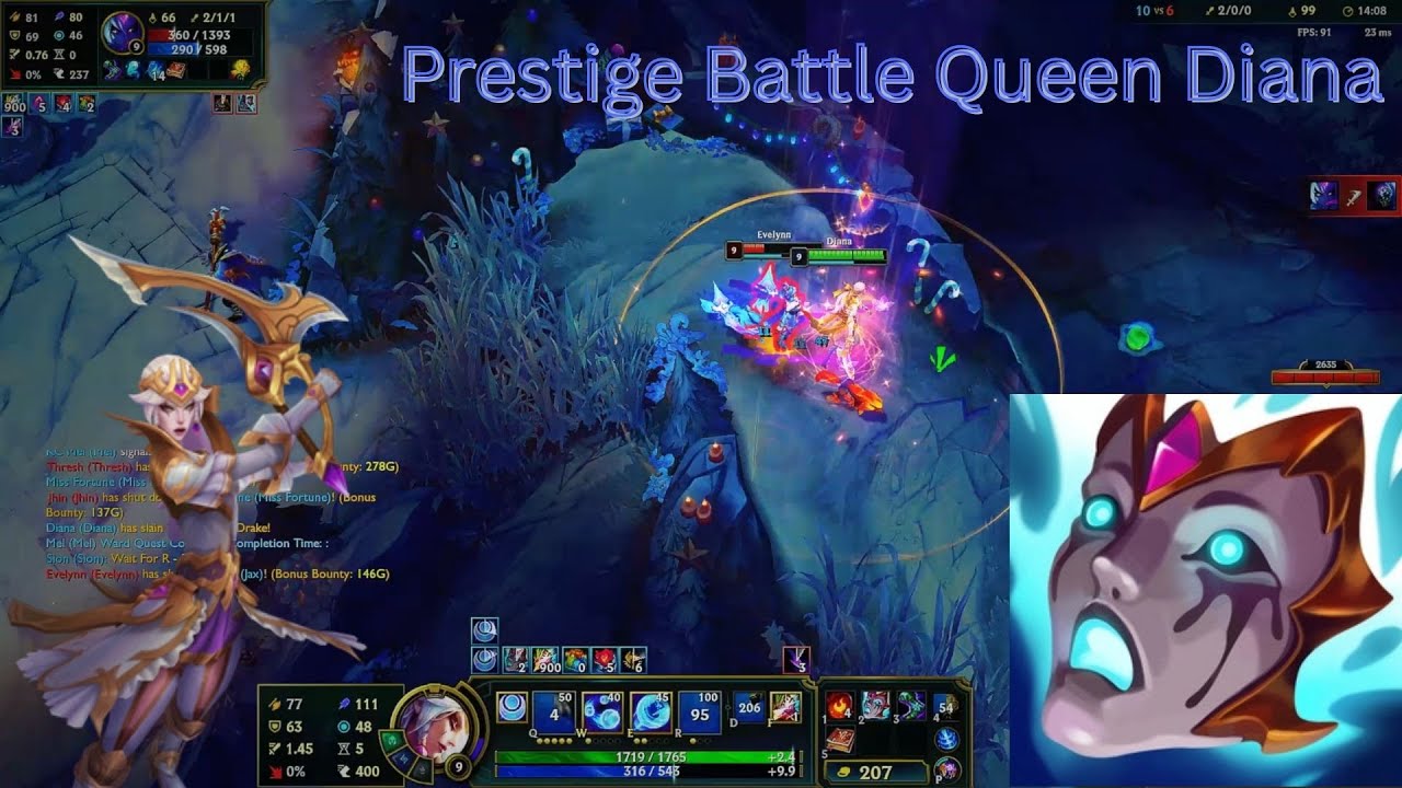 Diana Jungle Gameplay - League of Legends