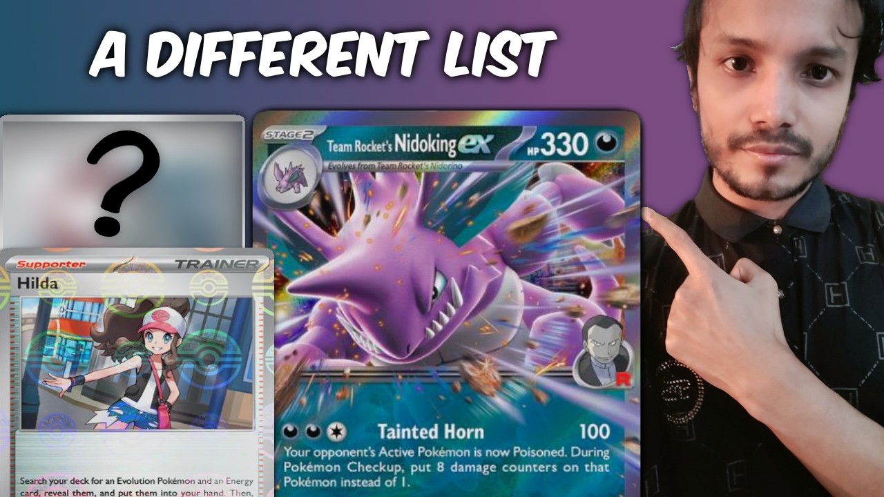 Rocket's Nidoking ex Is FINALLY Fast When Paired With Hilda!
