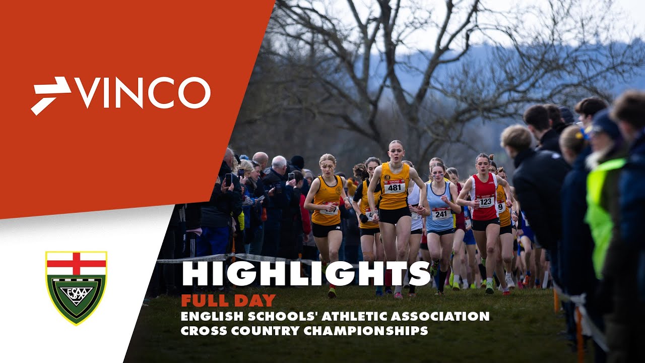 English Schools' Athletics Association Cross Country Championships 2025 HIGHLIGHTS | vincosport.com