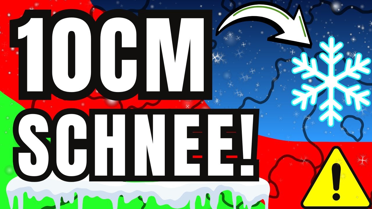 UNWETTER-ALARM! 10cm Neuschnee & -15°C - ab HEUTE Nacht!