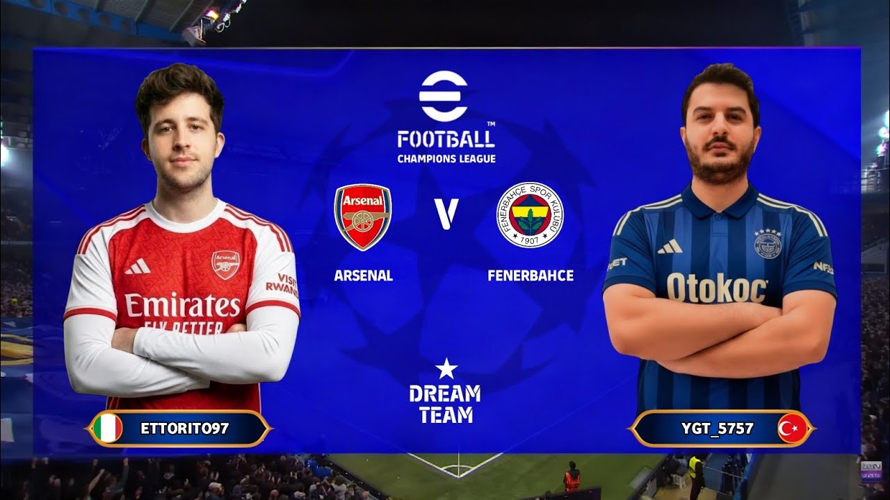ETTORITO (Rank 3) 🇮🇹 VS 🇹🇷 YGT_5757 (Rank 6) | eFootball EFA Champions League