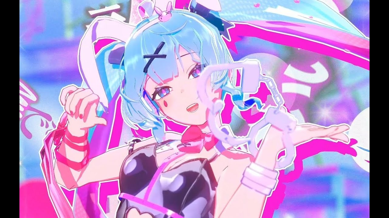 【VOCALOID MMD／4K／60FPS】Hatsune Miku【ラビットホール】