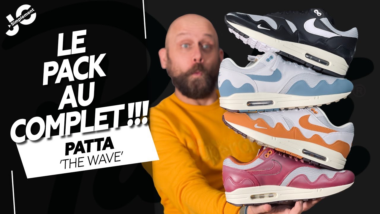 Air Max 1 x Patta The Wave : Le pack de l'année au complet.