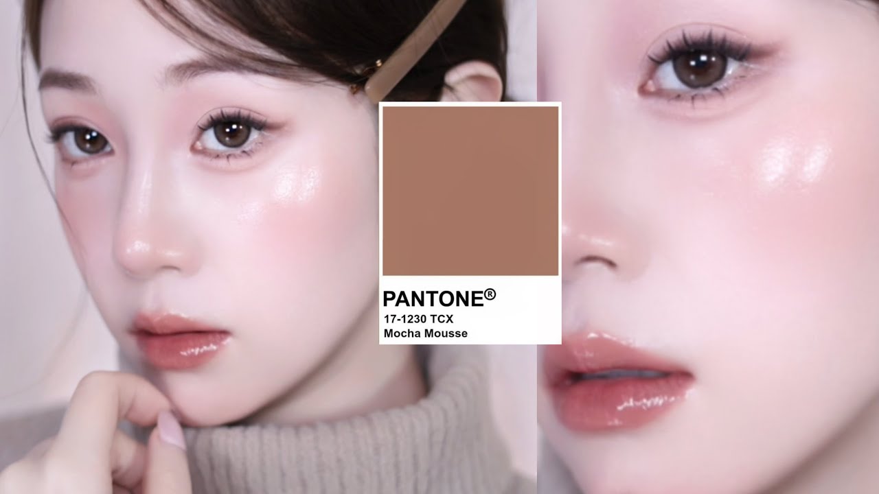 #모카무스 촉촉생기ver.☕️+투머치토커Q&A🤎 #구독자이벤트 Glossy Mocha Mousse Makeup✨