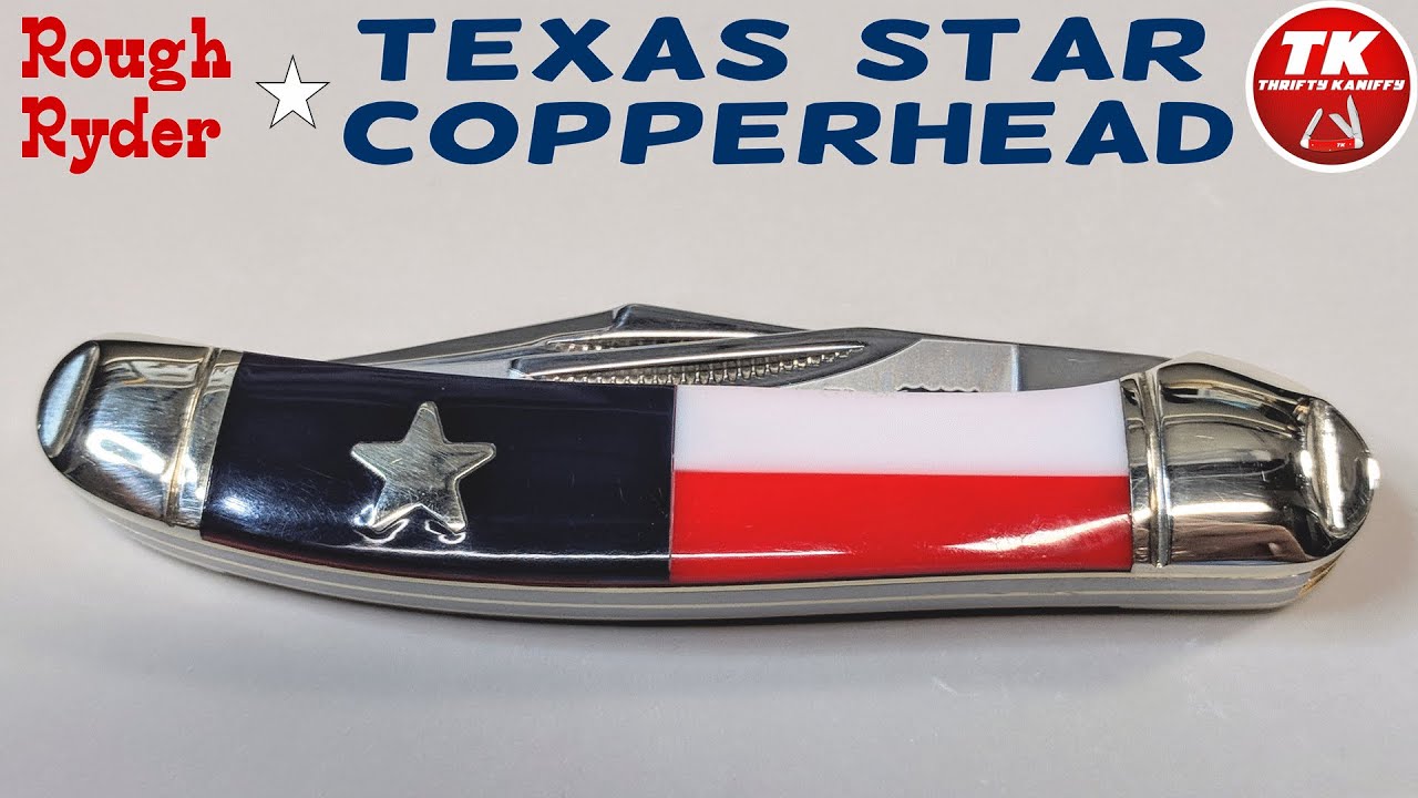 Rough Ryder Texas Star Copperhead Pocket Knife RR2506