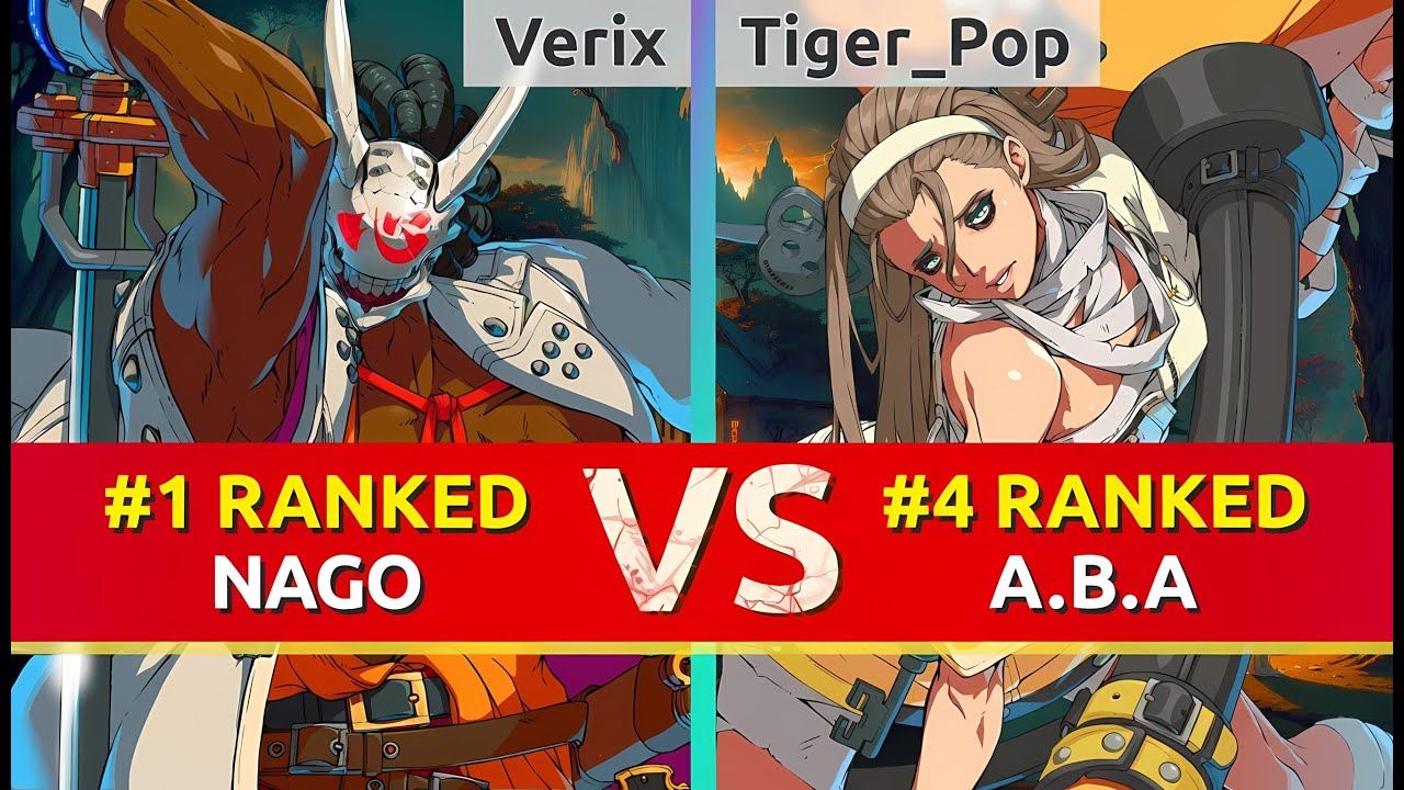 GGST ▰ Verix (#1 Ranked Nagoriyuki) vs Tiger_Pop (#4 Ranked A.B.A). High Level Gameplay