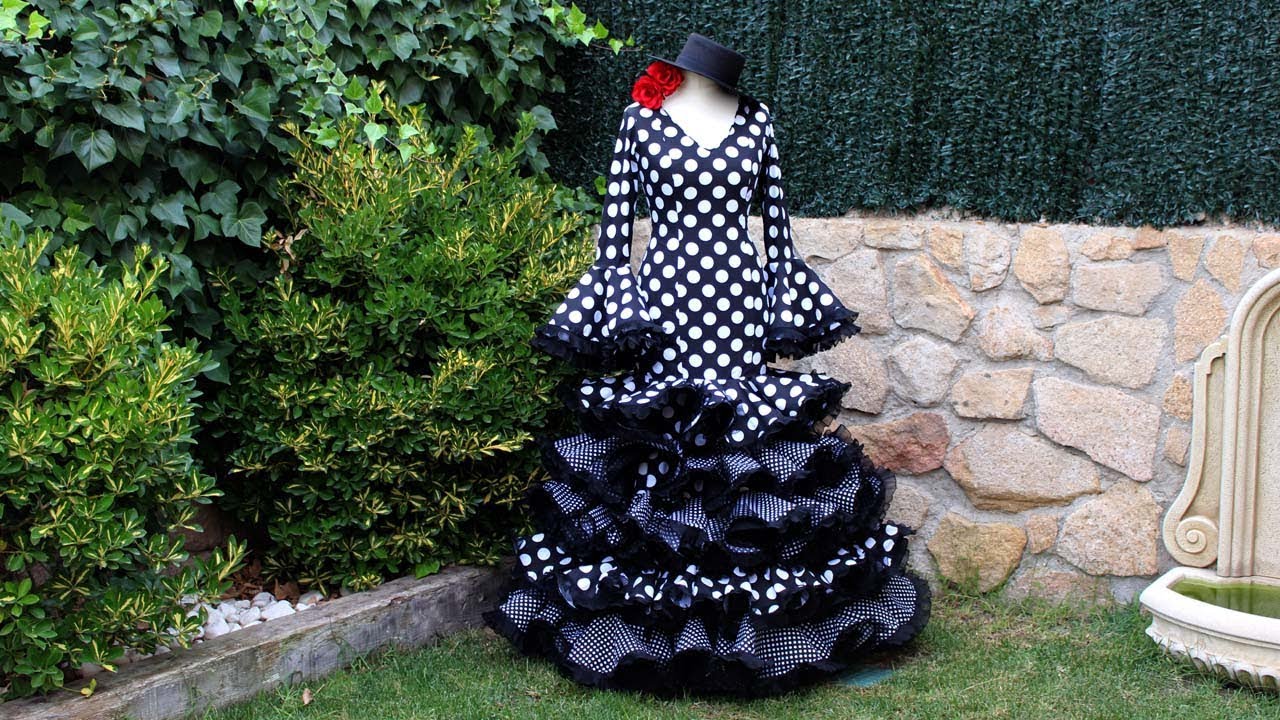 Vestido flamenco de mujer 2ª parte, Como hacer un vestido flamenco.