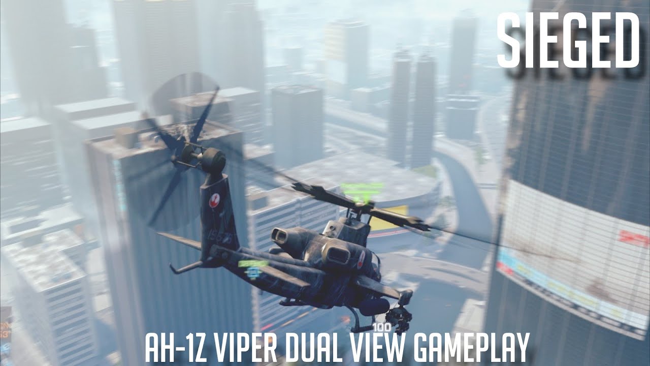 'Sieged' - Battlefield 4 AH-1Z Viper Dual View Gameplay