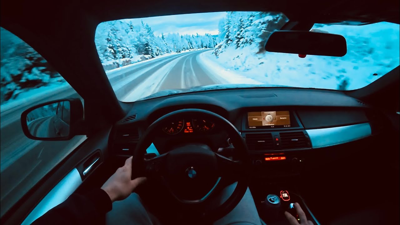 BMW X5 POV, Little Drive In Winter Wonderland, Norway🇳🇴