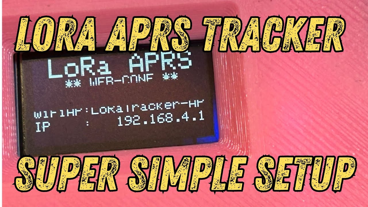 Как настроить LoRa APRS TRACKER