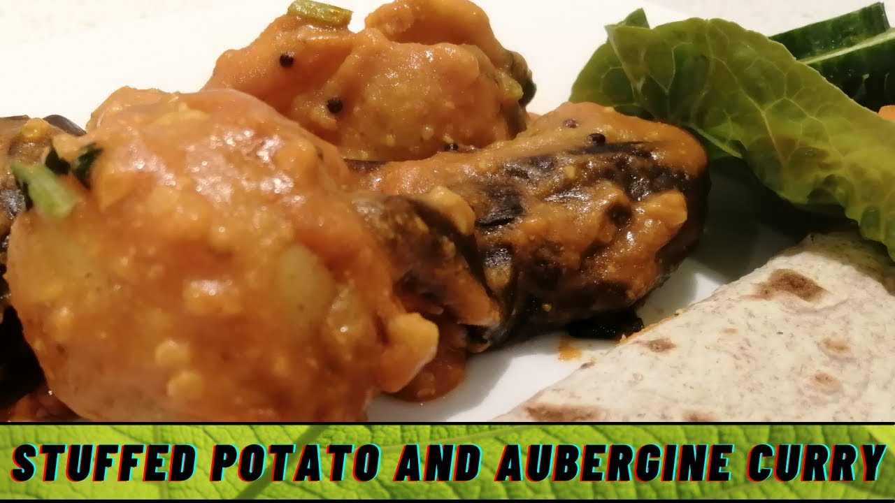 Stuffed Potato & Aubergine Curry | Ringan Bateta Shaak | ભરેલા રીંગણ બટેટાનુ શાક | The Gujarati Chef