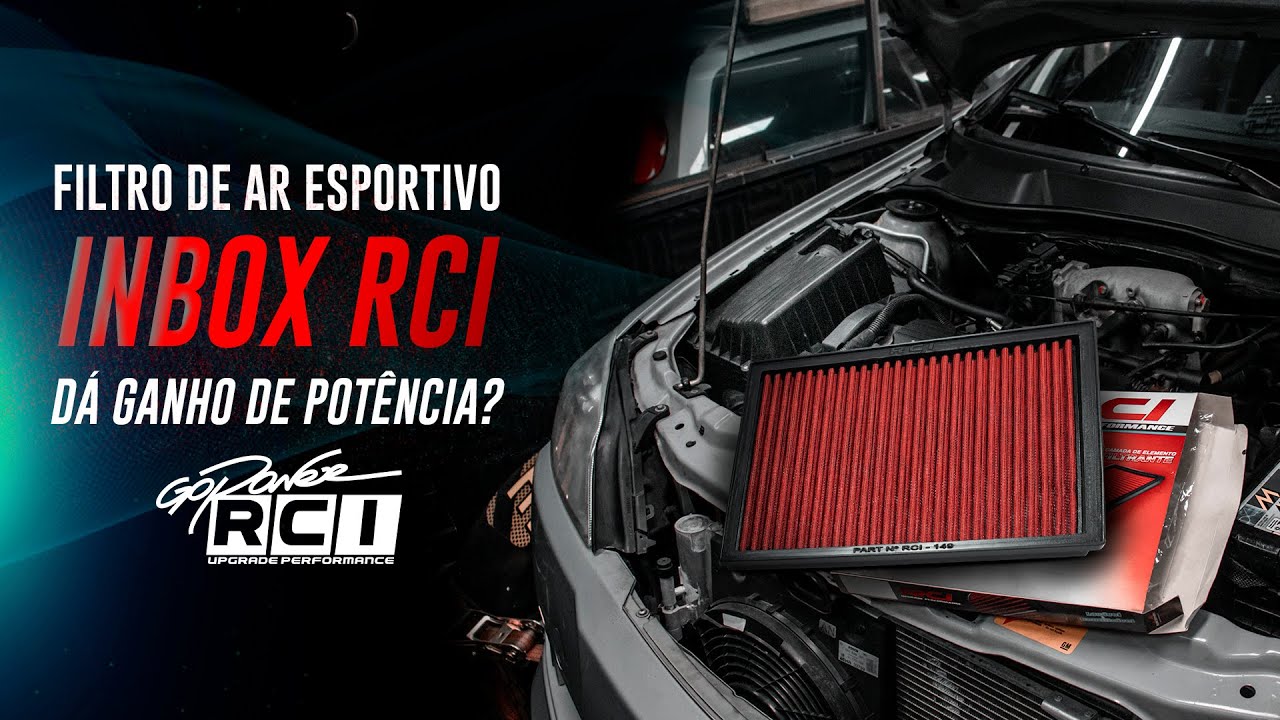 Instalação Filtro de Ar Esportivo Inbox Astra Ganho de Potência Dinamômetro Race Chrome RCI GoPower