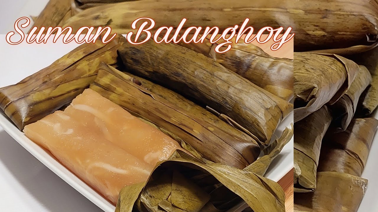 Suman Balanghoy|Suman Cassava Recipe|Budbud balanghoy
