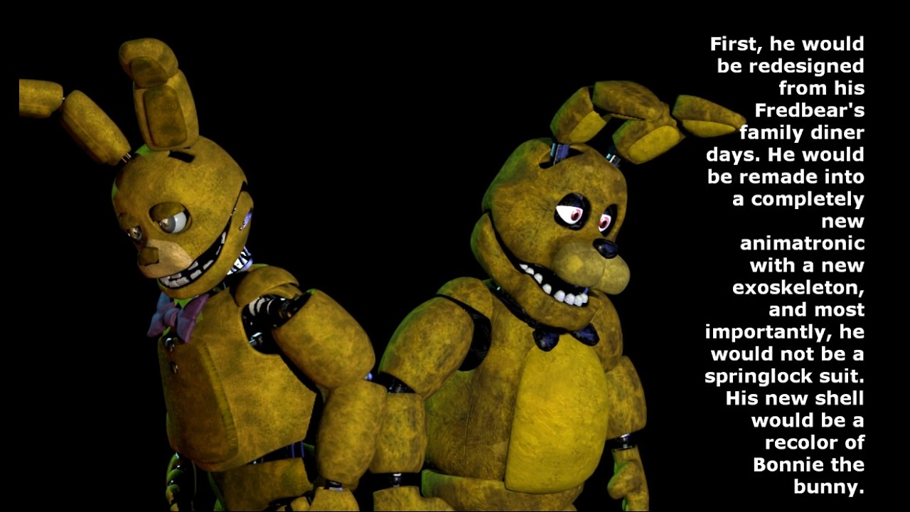 What if Spring Bonnie was brought back to perform in fnaf 1?