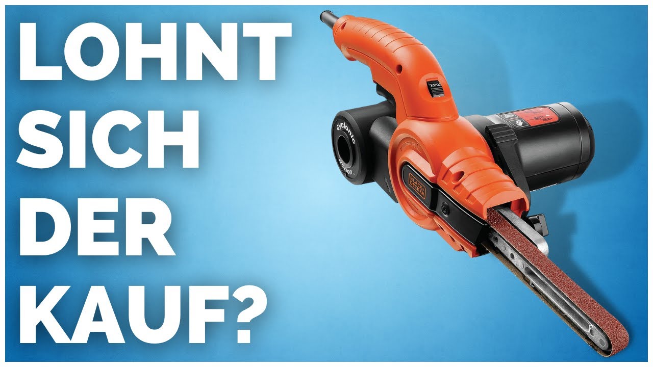 Black+Decker KA900E - Bandschleifer im Test [KURZ & KOMPAKT]