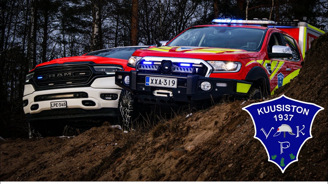 Kuusiston VPK - Dodge RAM X Ford Ranger