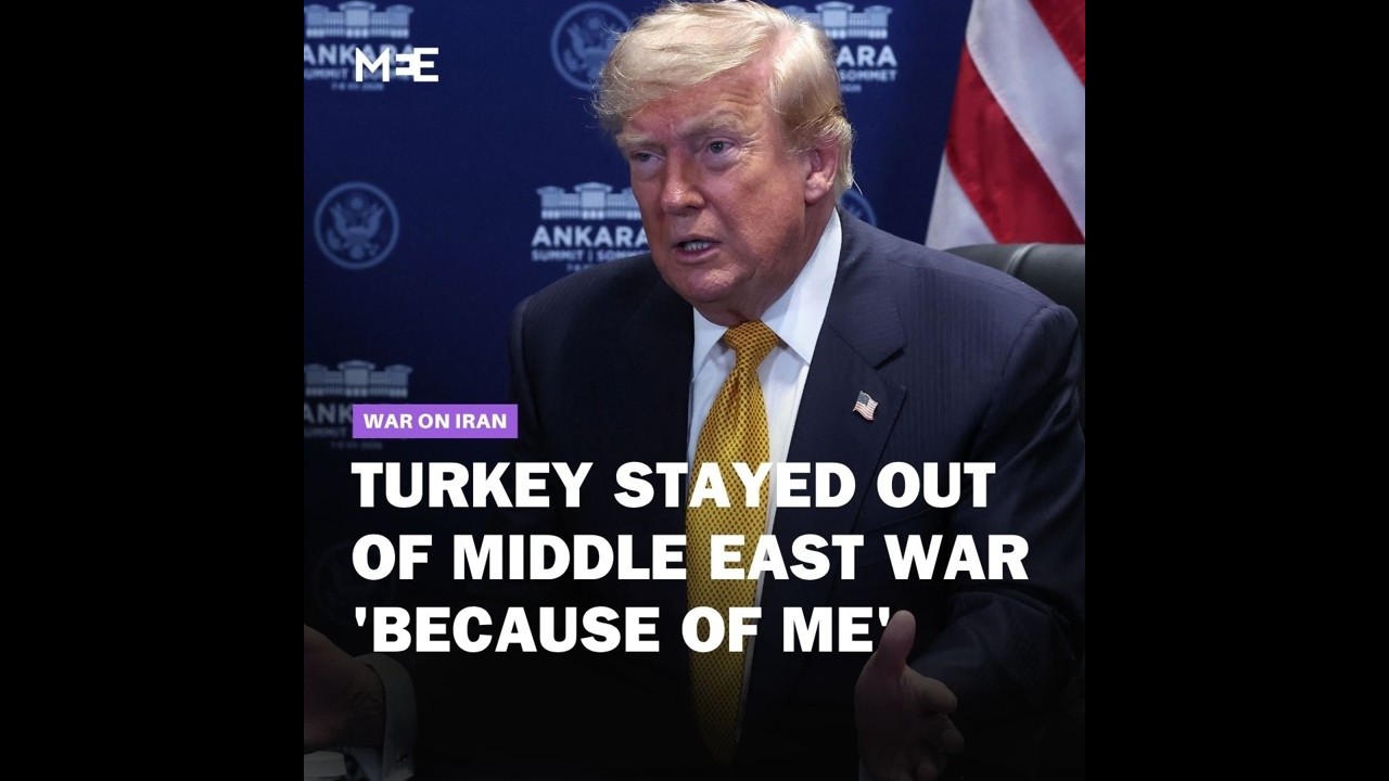 Trump says he convinced Turkey's Erdogan to not join Iran's side in war with Israel