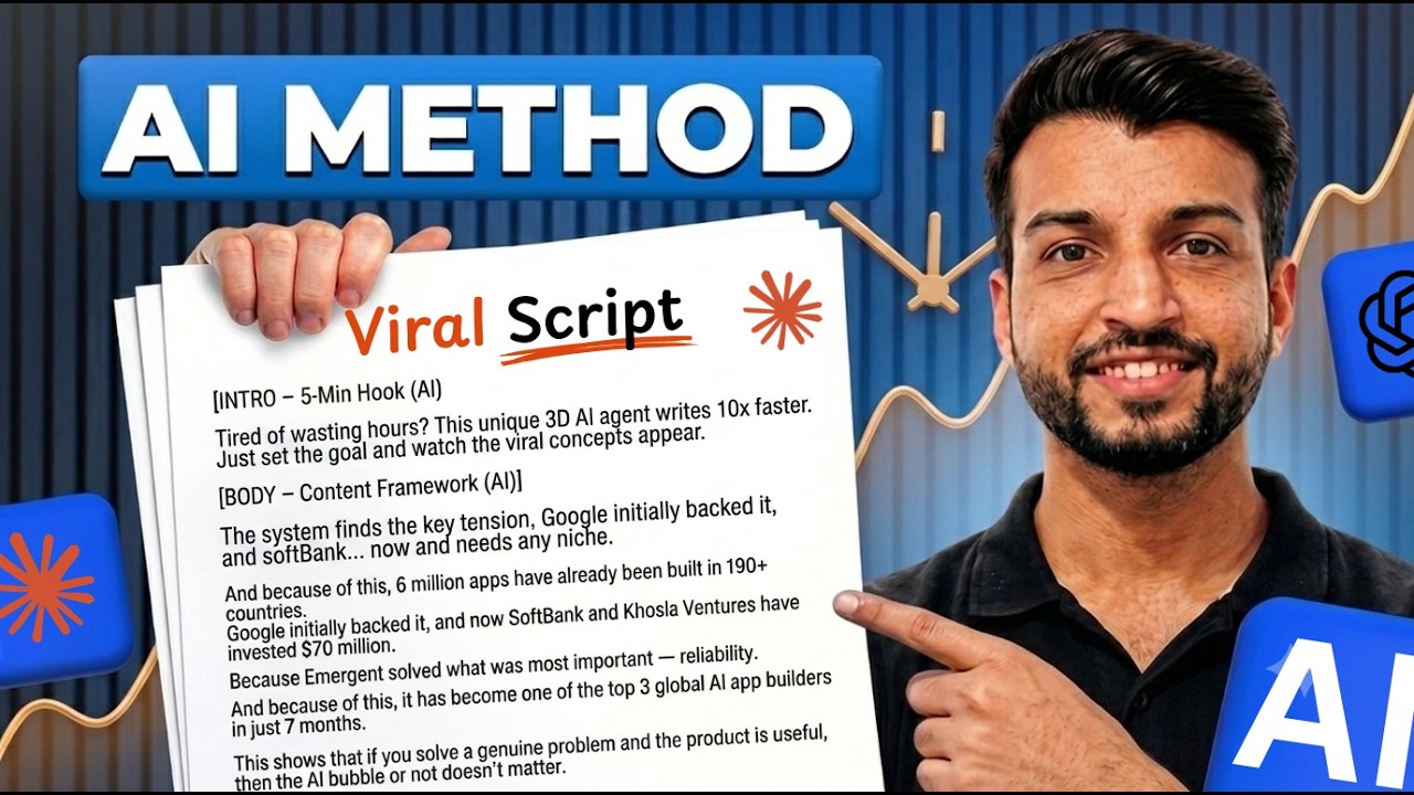 How to Write Viral Youtube Scripts Using AI in 15 Minutes (Works in ANY Niche)
