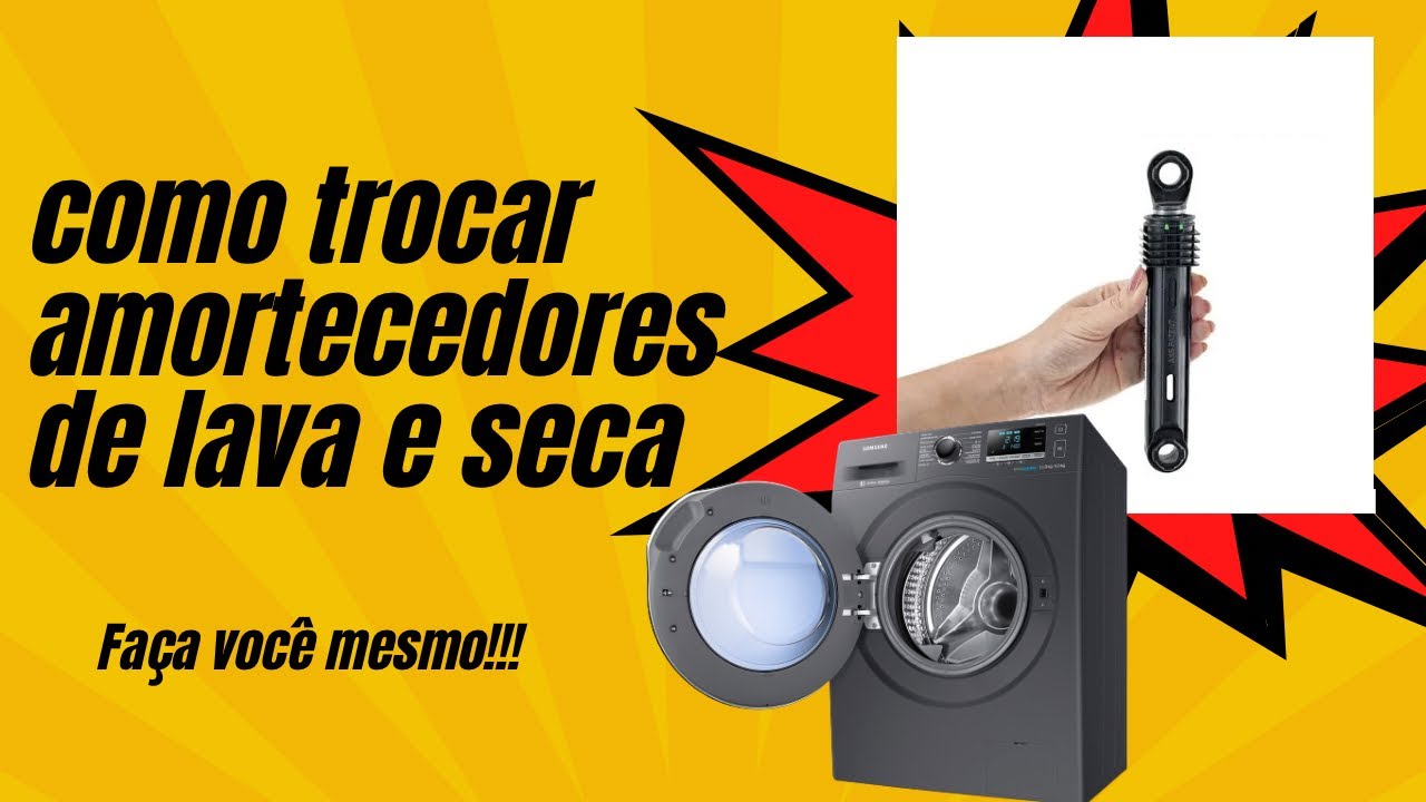 Tutorial como trocar amortecedores de lava e seca