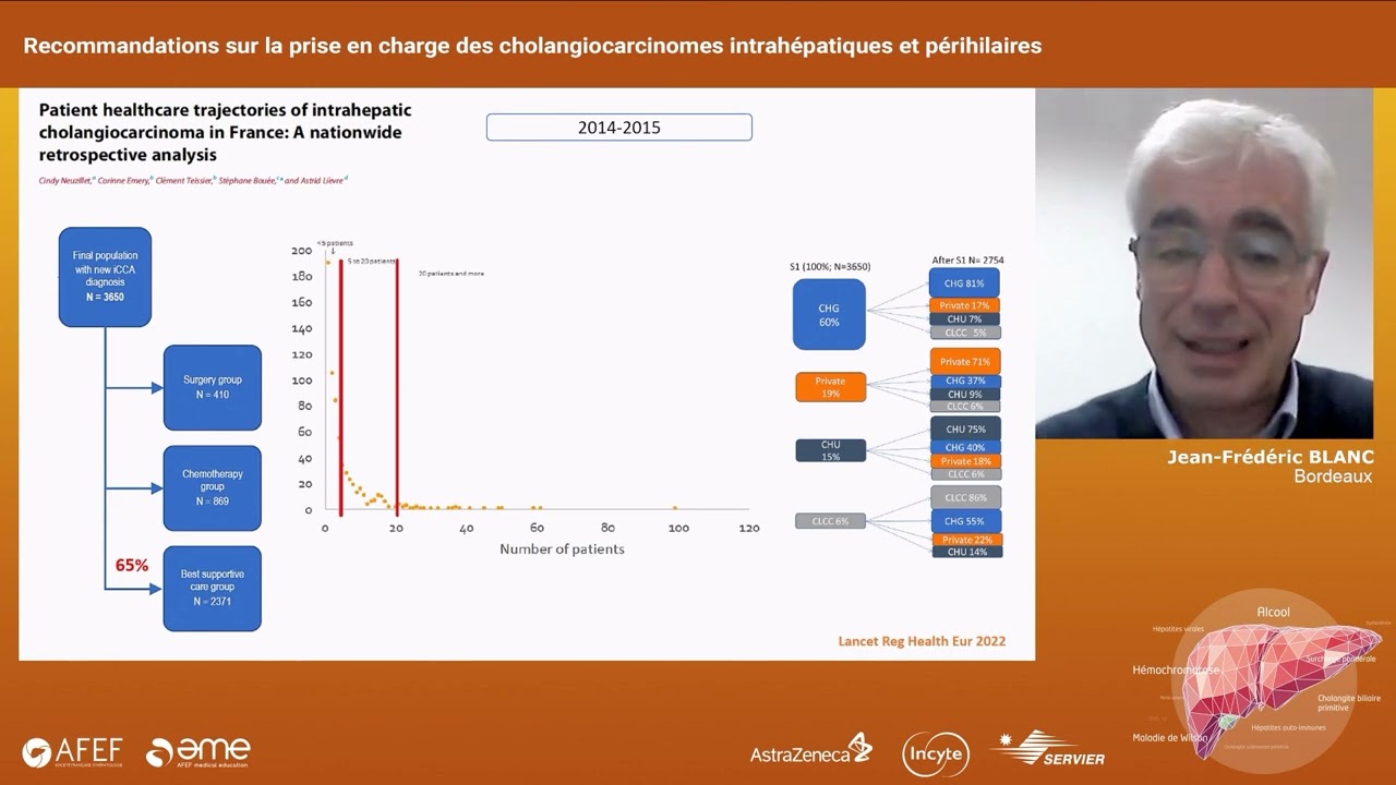 Webinar Recommandations prise en charge des cholangiocarcinomes intrahépatiques et périhilaires