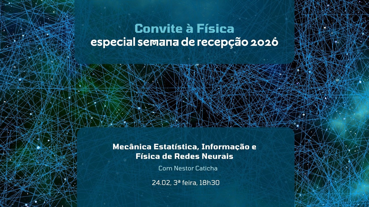 Mecânica Estatística, Informação e Física de Redes Neurais