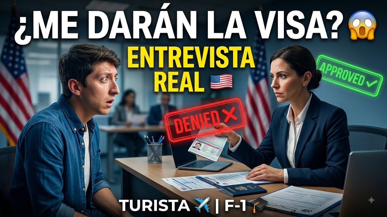Entrevista para una visa de turismo o VISA DE estudiante Estudia ingles en Estados Unidos