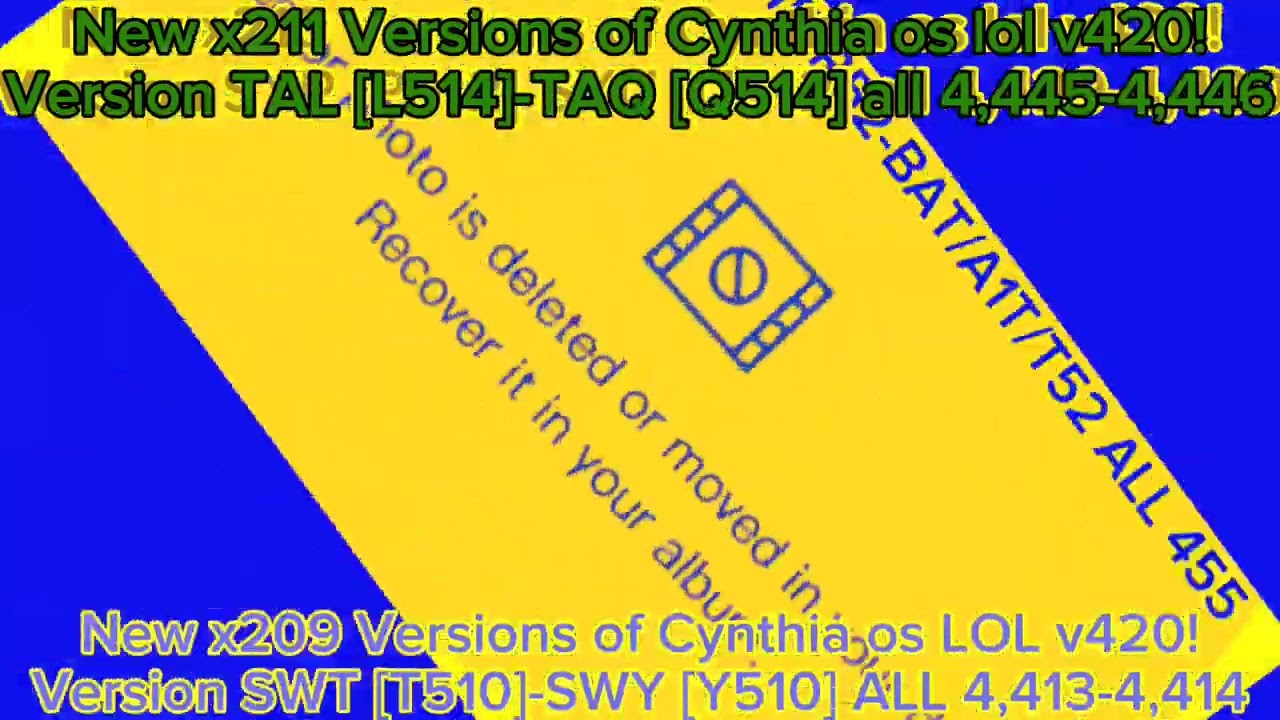 New x211 Versions of Cynthia os lol v420!