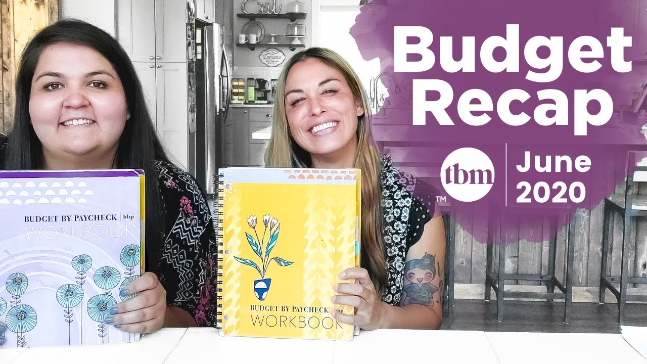 June 2020 Paycheck Budget Recap | Budget Tips + Tracking Spending