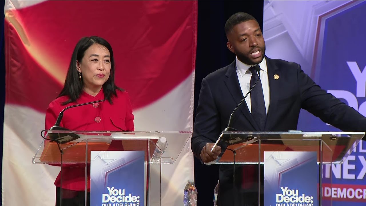Tempers flare at Philadelphia mayoral primary debate over proposed Center City arena
