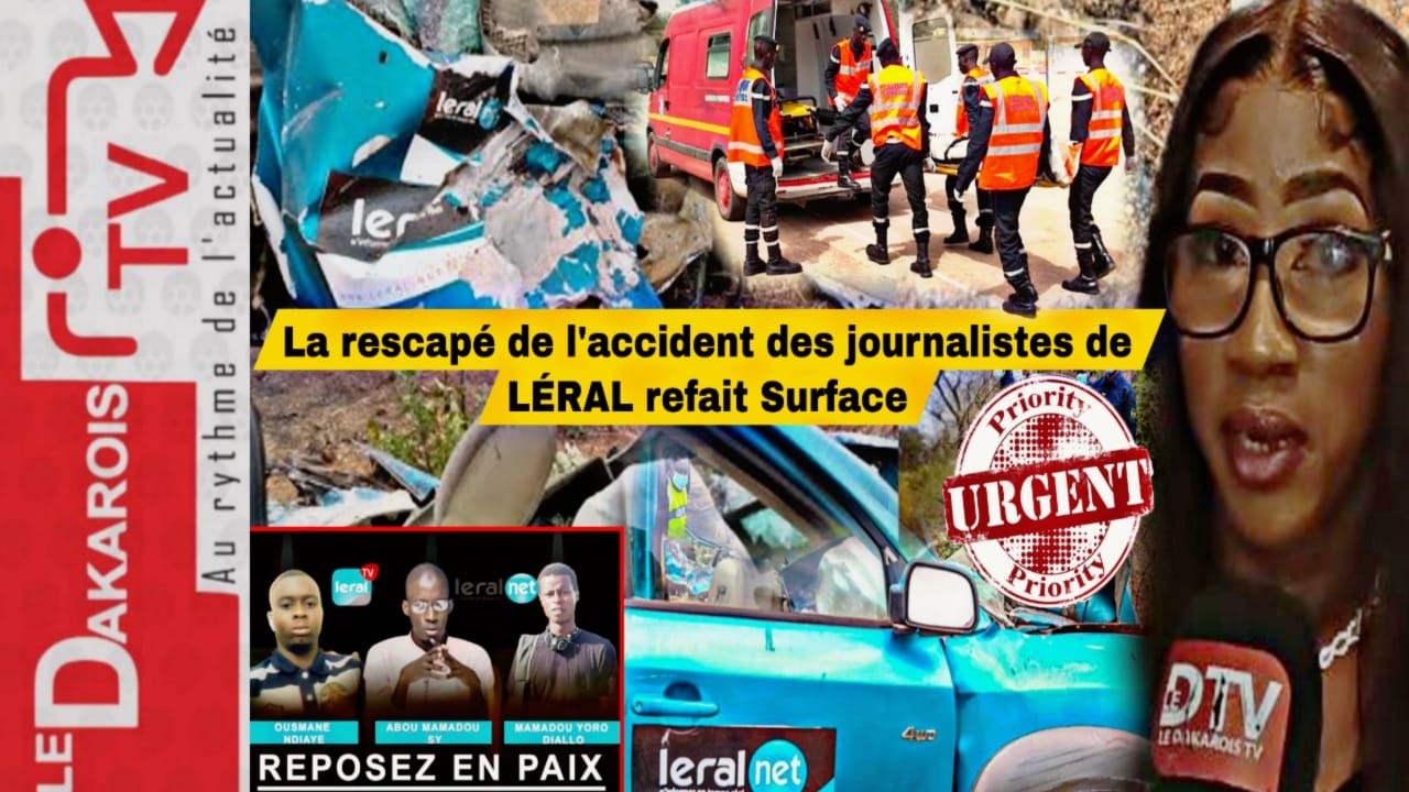 😭Urgent 4ans apr&egrave;s l'accident des journalistes de LERAL TV, la rescap&eacute;e Amina refait Surface et 