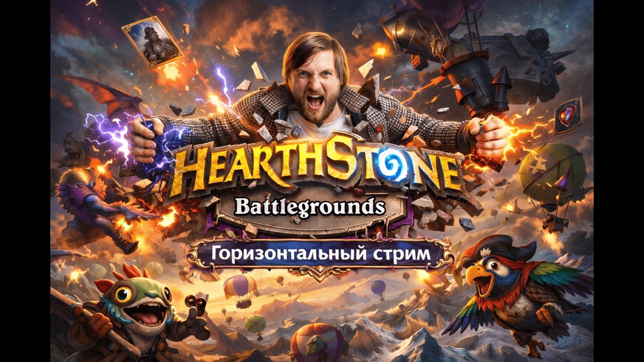 гор⭐️90 лайков и сразу же розыгрыш боевого пропуска ⭐️#hs #hearthstone #hsbg