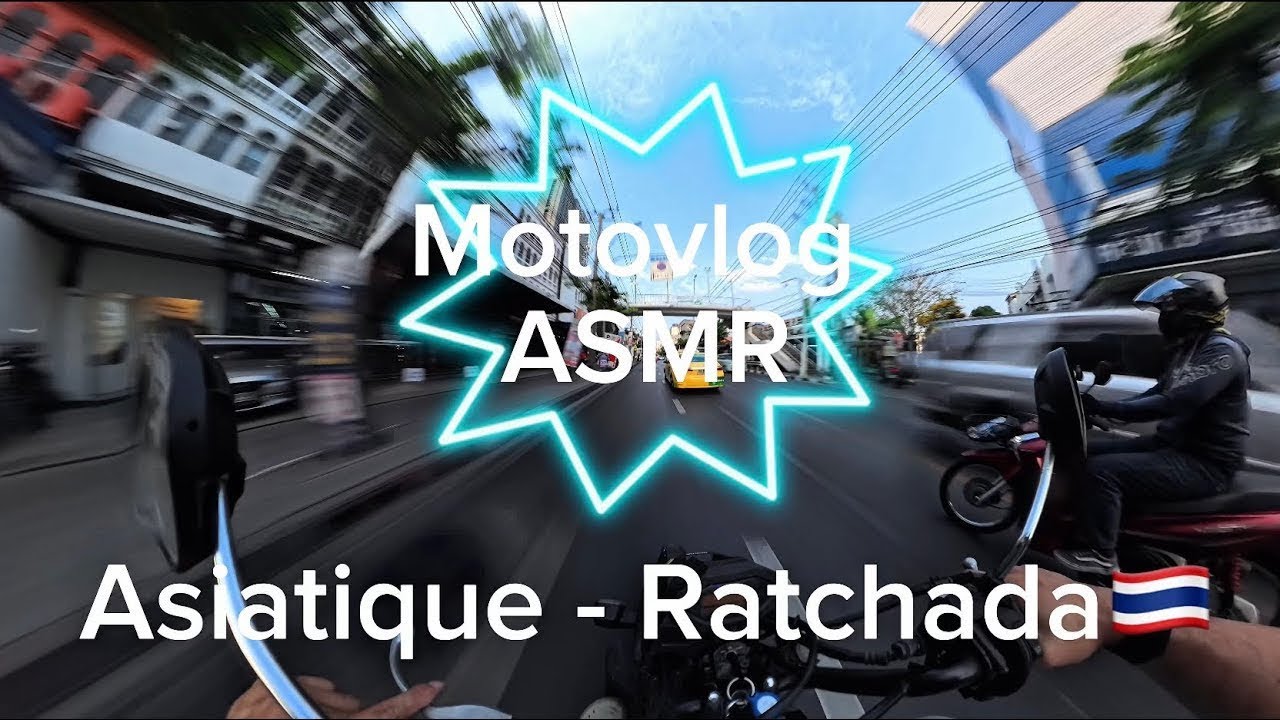 [4K] BANGKOK NIGHT RIDE: Asiatique to Rama 9  - Motoran Bangkok