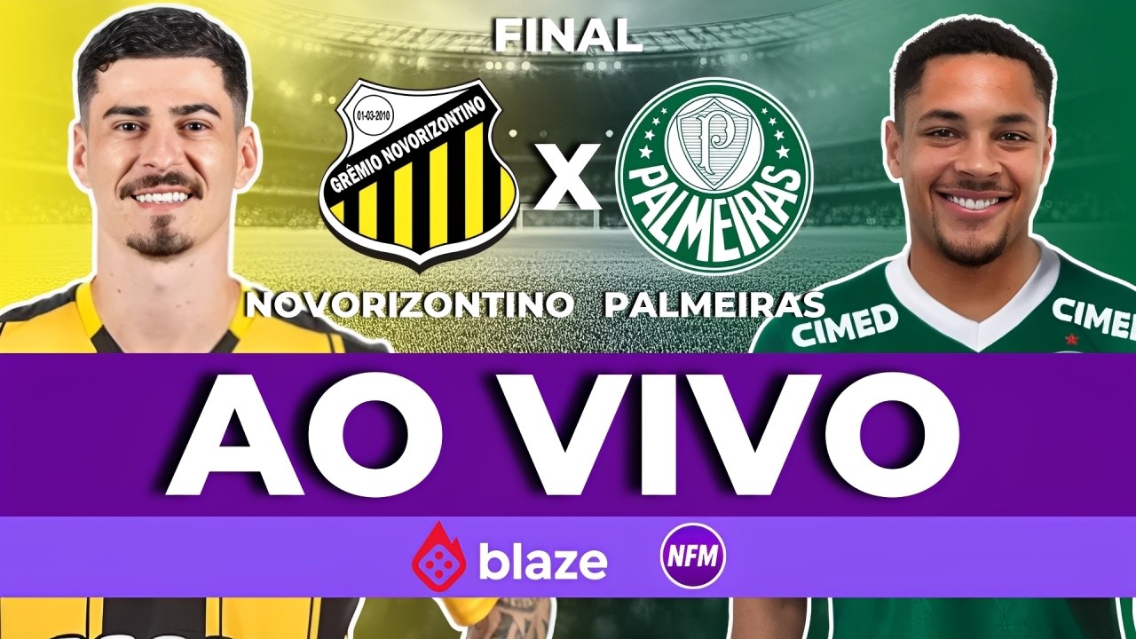PALMEIRAS CAMPE&Atilde;O 🏆 PALMEIRAS X NOVORIZONTINO AO VIVO COM IMAGENS DO EST&Uacute;DIO | PALMEIRAS AO VIVO