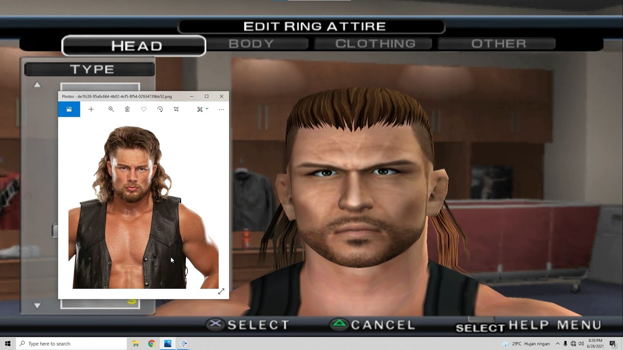I created Brian Pillman Jr. - WWE SVR 2011 caw - create a superstar