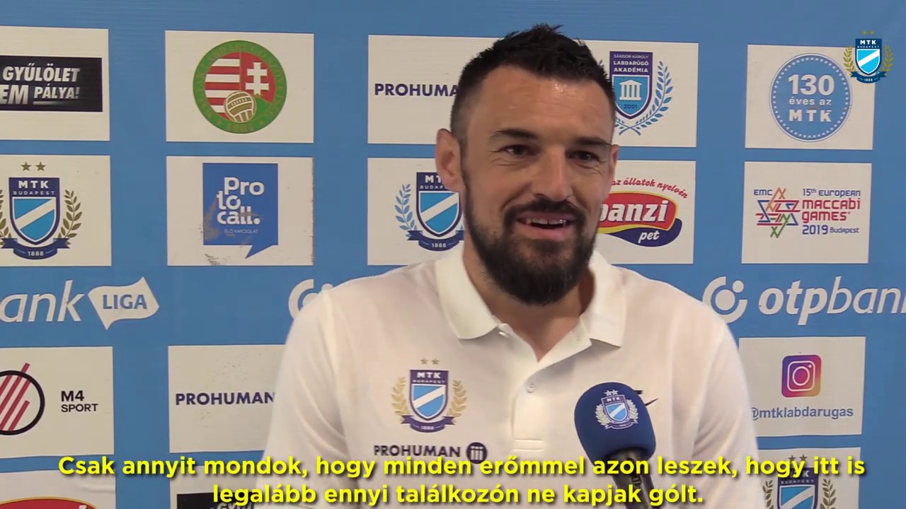 “Azon leszek, hogy minél több meccset ússzak meg kapott gól nélkül” – Mijatovics bemutatkozott