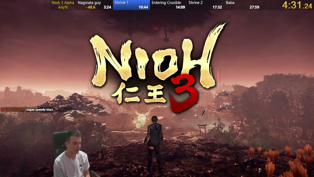 Nioh 3 Alpha Any% Speedrun In 16:08 RTA