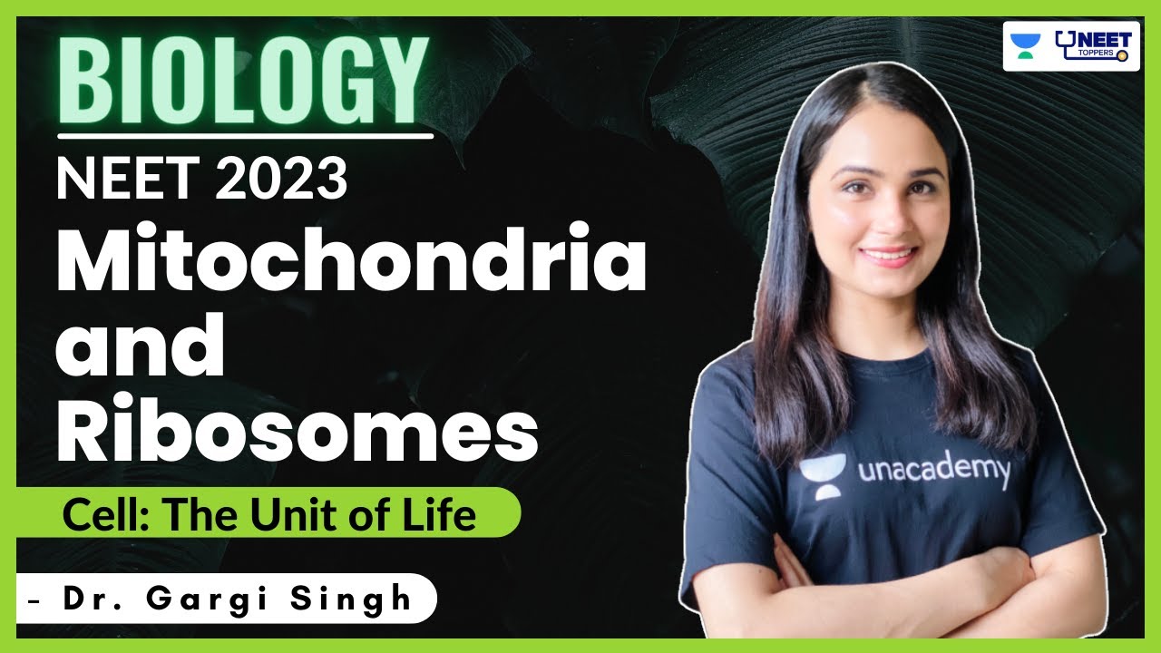Mitochondria and Ribosomes | Cell- The Unit of Life | NEET 2023/ 2024 | Dr Gargi Singh