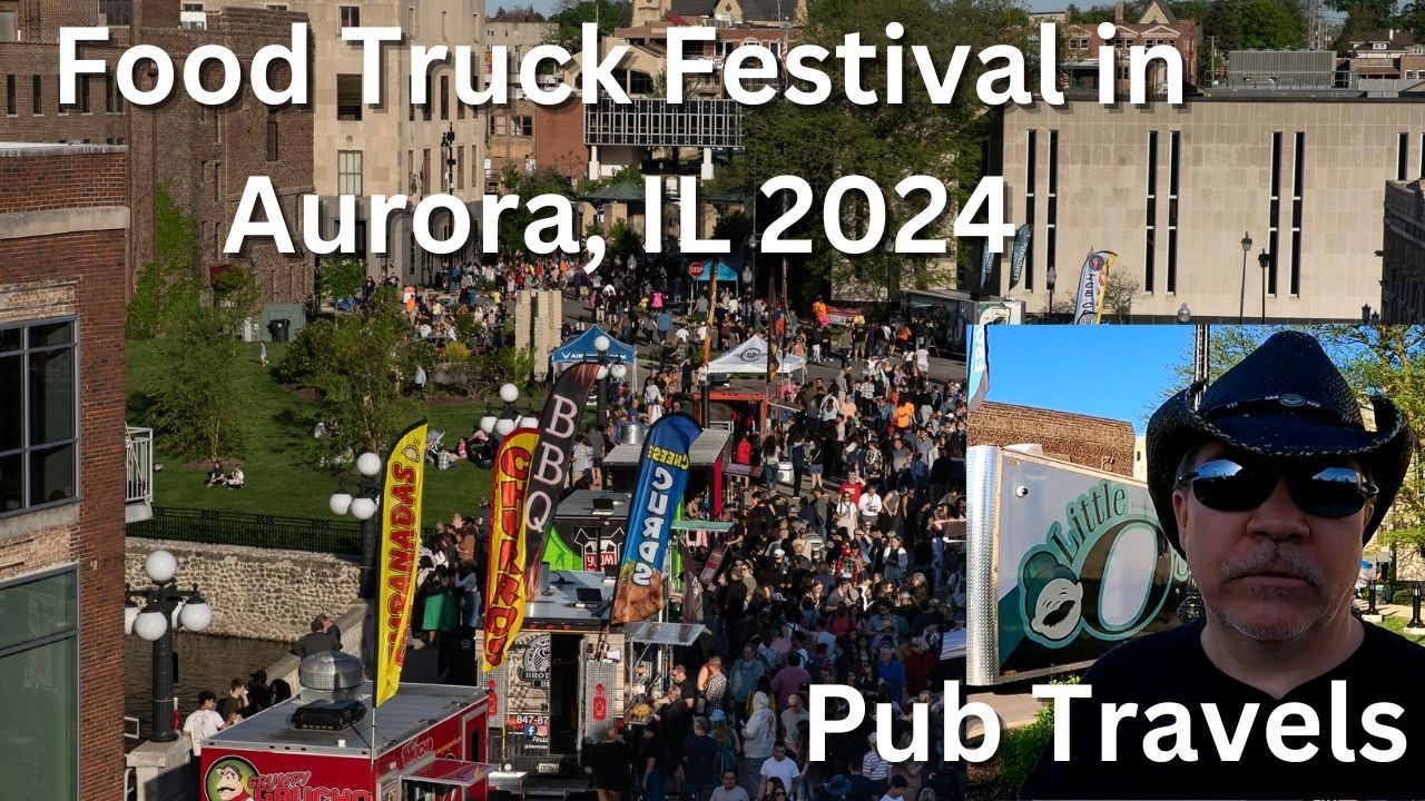 Aurora Food Truck Festival 2024. Follow Pub Travels as we explore some cool and tasty food trucks.