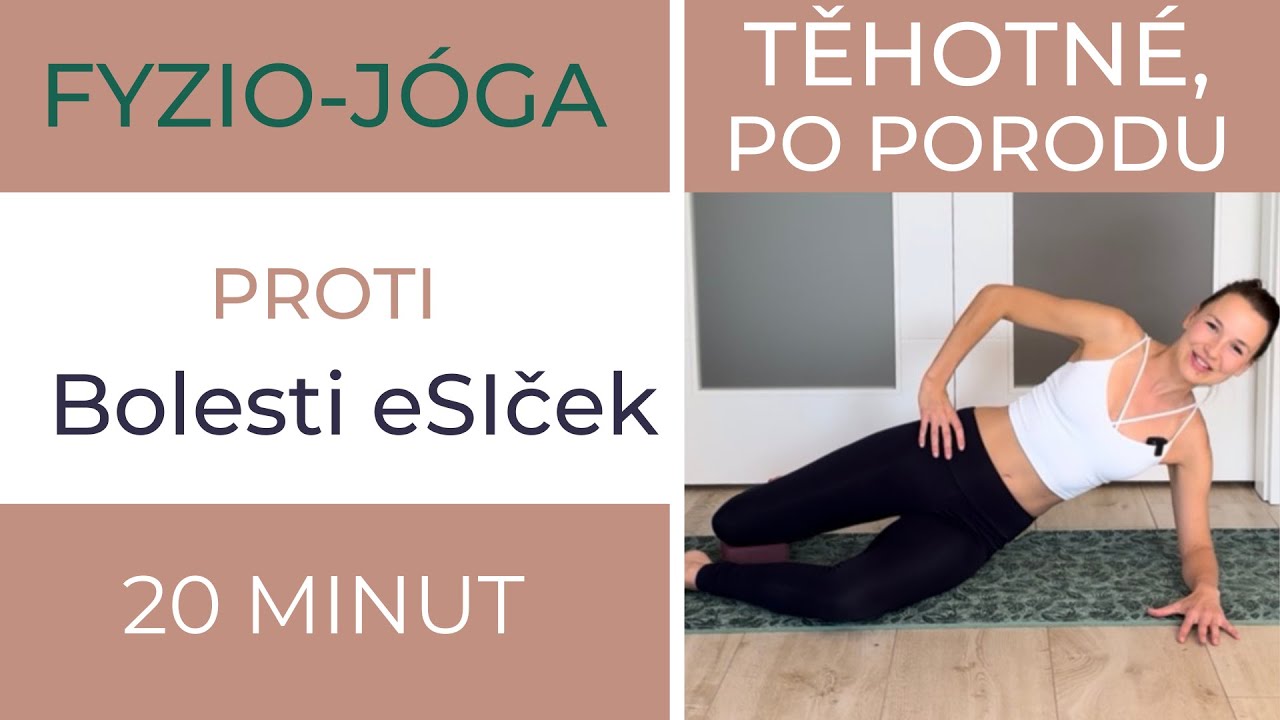 Fyzio-jóga pro těhotné a po porodu proti bolesti eSIček | SI skloubení 