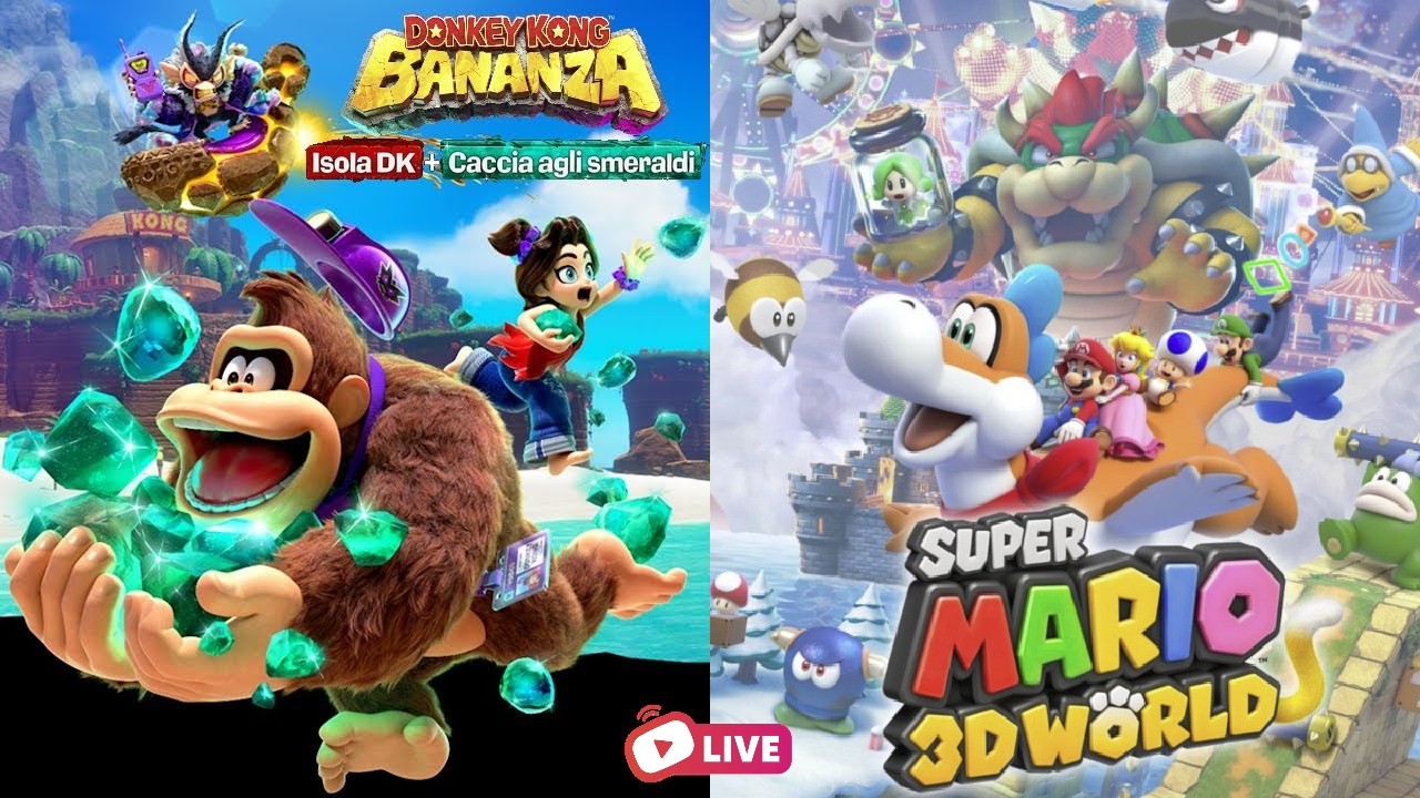 Donkey Kong Bananza Live 31 + Super Mario 3D World Live 7