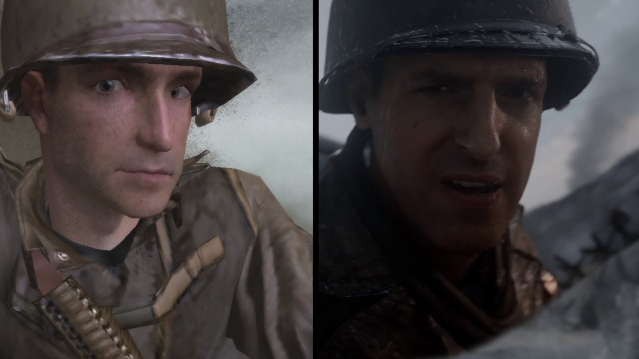 Call of Duty WWII | D-Day Normandy Evolution | Call of Duty 2 VS WWII